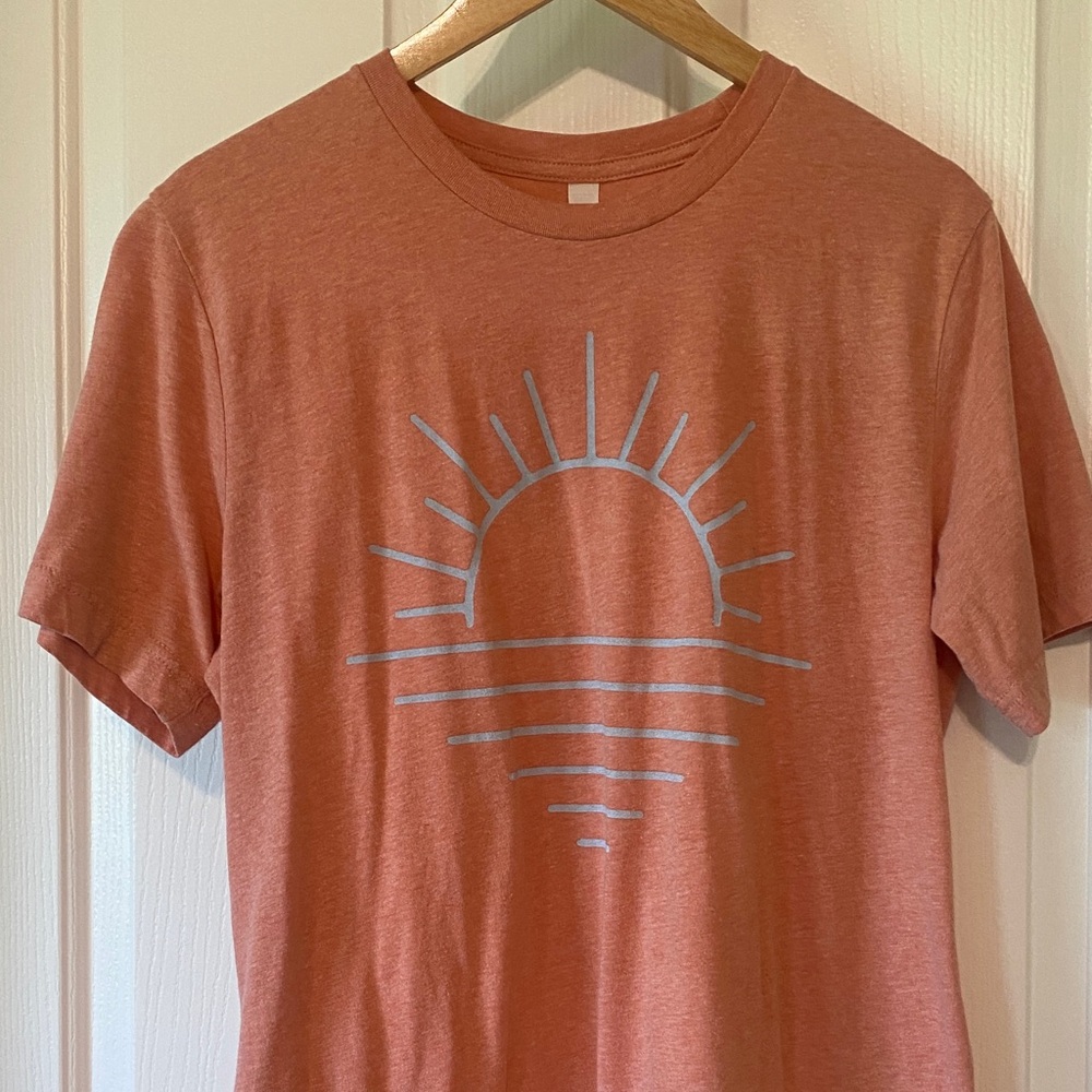 Bella Canvas Soft Coral Tee with Subtle Washed Finish